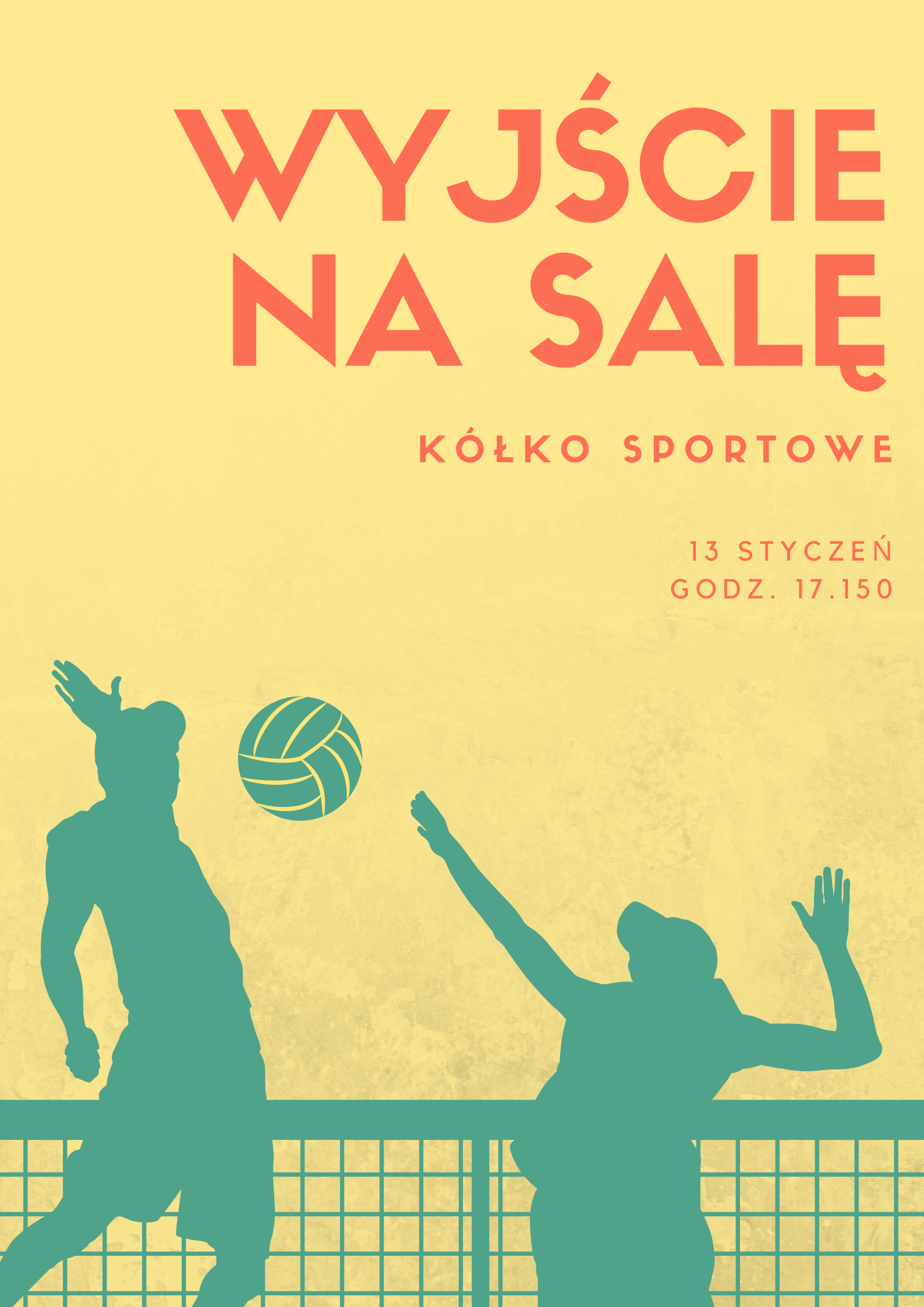 WYJŚCIE NA SALE GIMNASTYCZNĄ